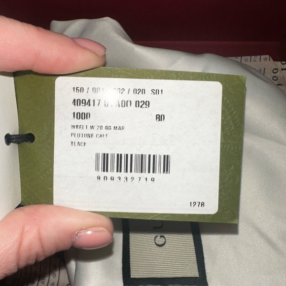 Gucci Mormont Thin Belt Gucci 80 main image 4